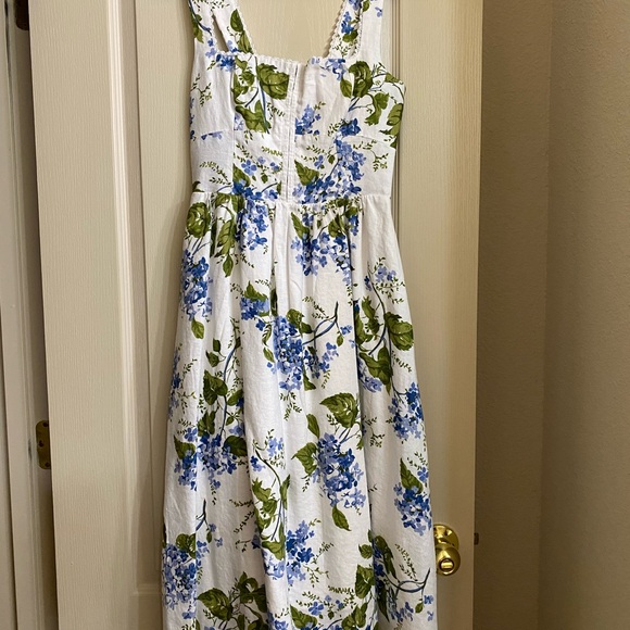 Reformation Blue and Green Floral Dress - Picture 1 of 9